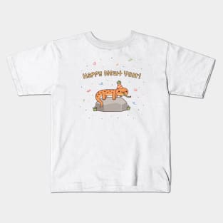 Cute Happy Newt Year Funny Kids T-Shirt